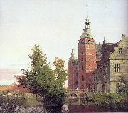 Christen Kobke Frederiksborg Castle seen from the Northwest Sweden oil painting reproduction